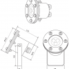 Mini VX Led Light Fixture 12/24VDC. 6W. RGBW Spot/Flood 2PG-16