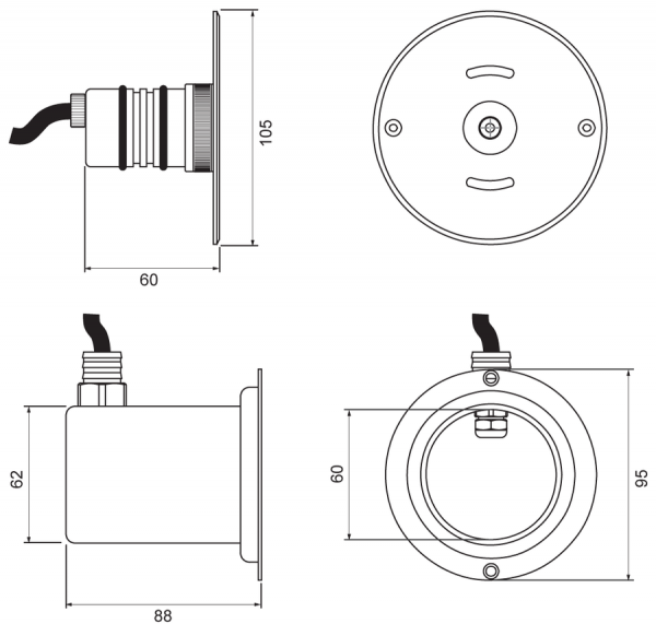 PLmini-CW Submersible LED Light 3